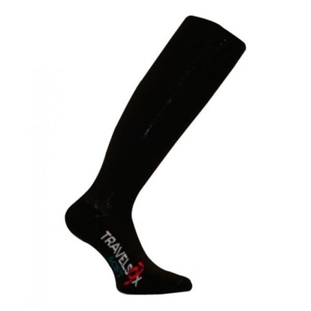 Travelsox Travelsox TSS 6000 Travelsox Soft Padding OTC Socks; Black - Medium TSS6000_BK_MD